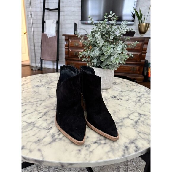 Vince Camuto Women's Grendan Square Toe Slip On Bootie Shoes Womens Size US 8 - Picture 1 of 6